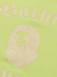 A BATHING APE logo-print cotton T-shirt - Geel
