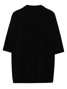 Casey Casey Big Rag cotton T-shirt - Zwart