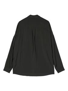 Attachment chest-pocket long-sleeve shirt - Beige