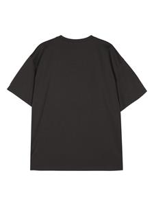 Attachment crew-neck cotton T-shirt - Grijs