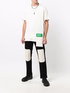 AMBUSH T-shirt met logopatch - Beige