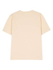 Maison Kitsuné flash fox-motif cotton T-shirt - Beige