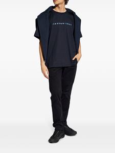 Norse Projects logo-print cotton T-shirt - Blauw