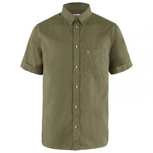Fjällräven - Övik Travel Shirt S/S - Overhemd, olijfgroen
