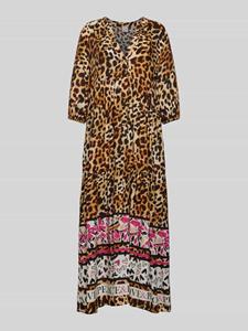 Emily Van den Bergh Maxi-jurk met all-over motief
