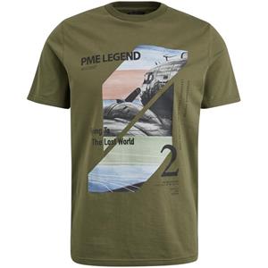 Pme legend Digital Print Single Jersey T-shirt