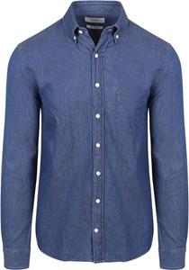 KING Essentials The Tommy Denim Overhemd Chambray Blauw