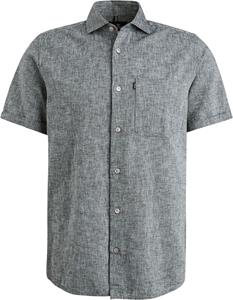 Vanguard Short Sleeve Overhemd Linnen Antraciet