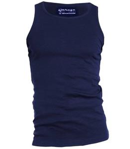 Garage Stretch Basic Singlet Donkerblauw