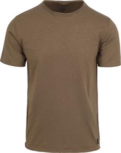 Dstrezzed Mc Queen T-shirt Melange Bruin Groen