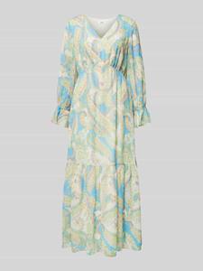 S.Oliver BLACK LABEL Maxi-jurk met V-hals