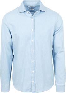 KING Essentials The William Denim Overhemd Chambray Lichtblauw