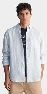 Gant Casual hemd lange mouw linen stripe shirt 3240105/468