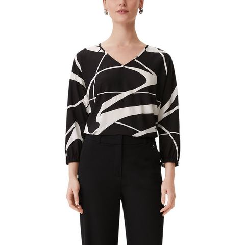 Comma Gedessineerde blouse