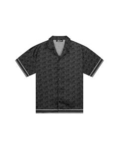 Malelions Men Resort Monogram Shirt | Black/Grey