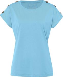 Your Look... for less! Dames Shirt met korte mouwen aqua Maat