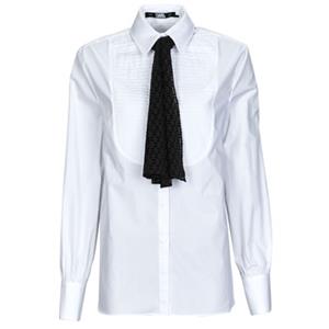 Karl Lagerfeld Overhemd  BIB SHIRT W/ MONOGRAM NECKTIE