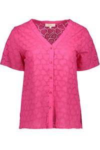 Only Onlkally heart ss shirt wvn cs fuchsia purple