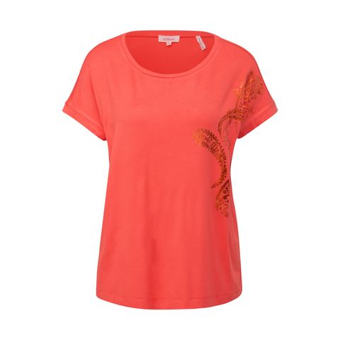 S.Oliver Shirt met print met pailletten