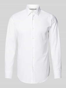Boss Slim fit zakelijk overhemd met kentkraag, model 'Hank'