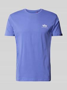 Alpha industries T-shirt met labelprint, model 'BASIC'