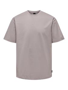 ONLY & SONS Shirt met ronde hals ONSFRED LIFE RLX SS TEE NOOS