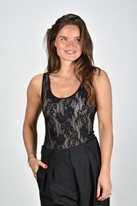 Zimmermann body met kant Lace Scoop 1190WRS24 zwart