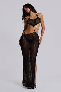 Jaded London Echo Crochet Maxi Dress
