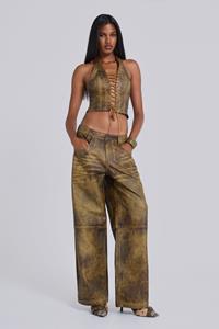 Jaded London Vaca Faux Leather Colossus Trousers