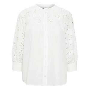 Fransa Blouse 20613992 blanc de blanc
