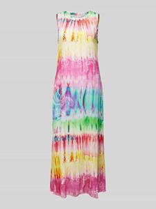 Emily Van den Bergh Maxi-jurk van pure viscose met ronde hals