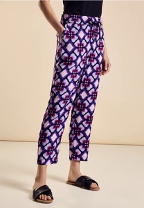 Street One Viscose broek met print