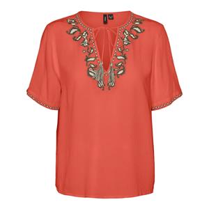 Vero moda Svella Short Sleeve V-neck Top