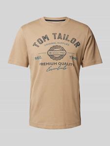 Tom Tailor T-shirt met statementprint voor heren