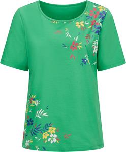 Your Look... for less! Dames Shirt met korte mouwen grasgroen/pink Maat