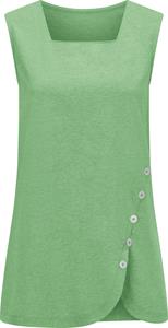 Your Look... for less! Dames Shirt met korte mouwen appelgroen gemêleerd Maat
