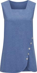 Your Look... for less! Dames Shirt met korte mouwen koningsblauw gemêleerd Maat