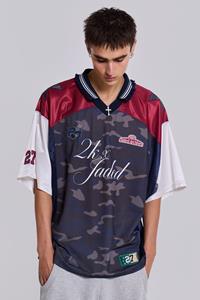Jaded Man Touchdown Collar Football Shirt