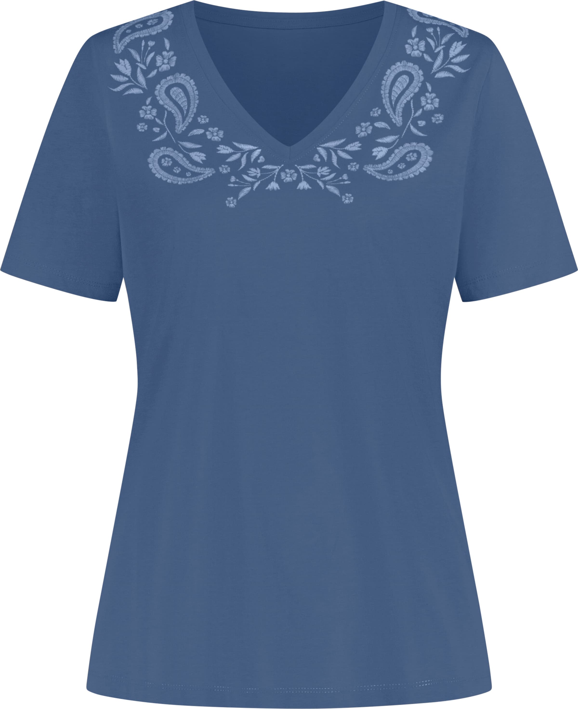 Classic Basics Shirt met V-hals (1-delig)