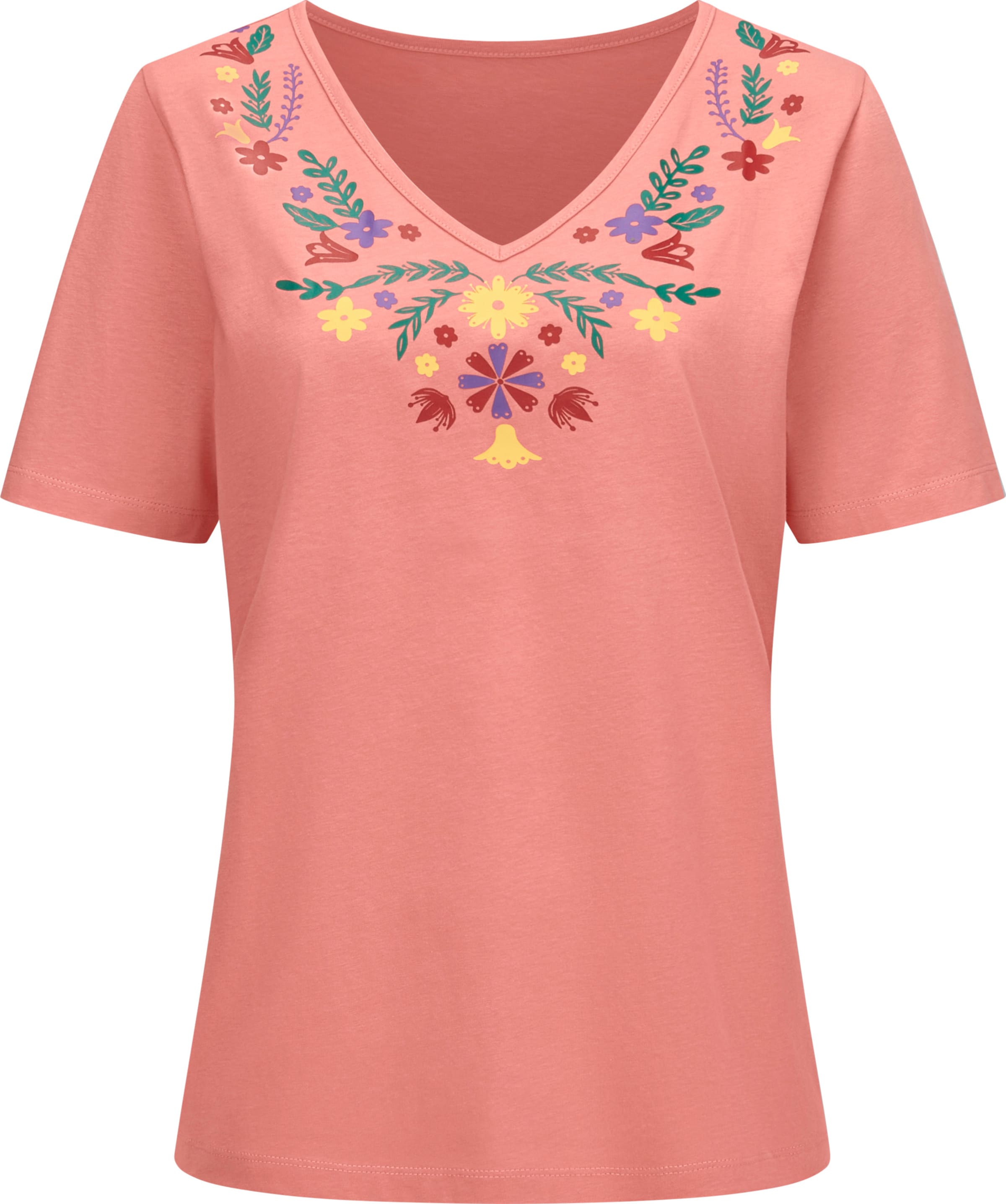 Classic Basics Shirt met V-hals Shirt met korte mouwen (1-delig)