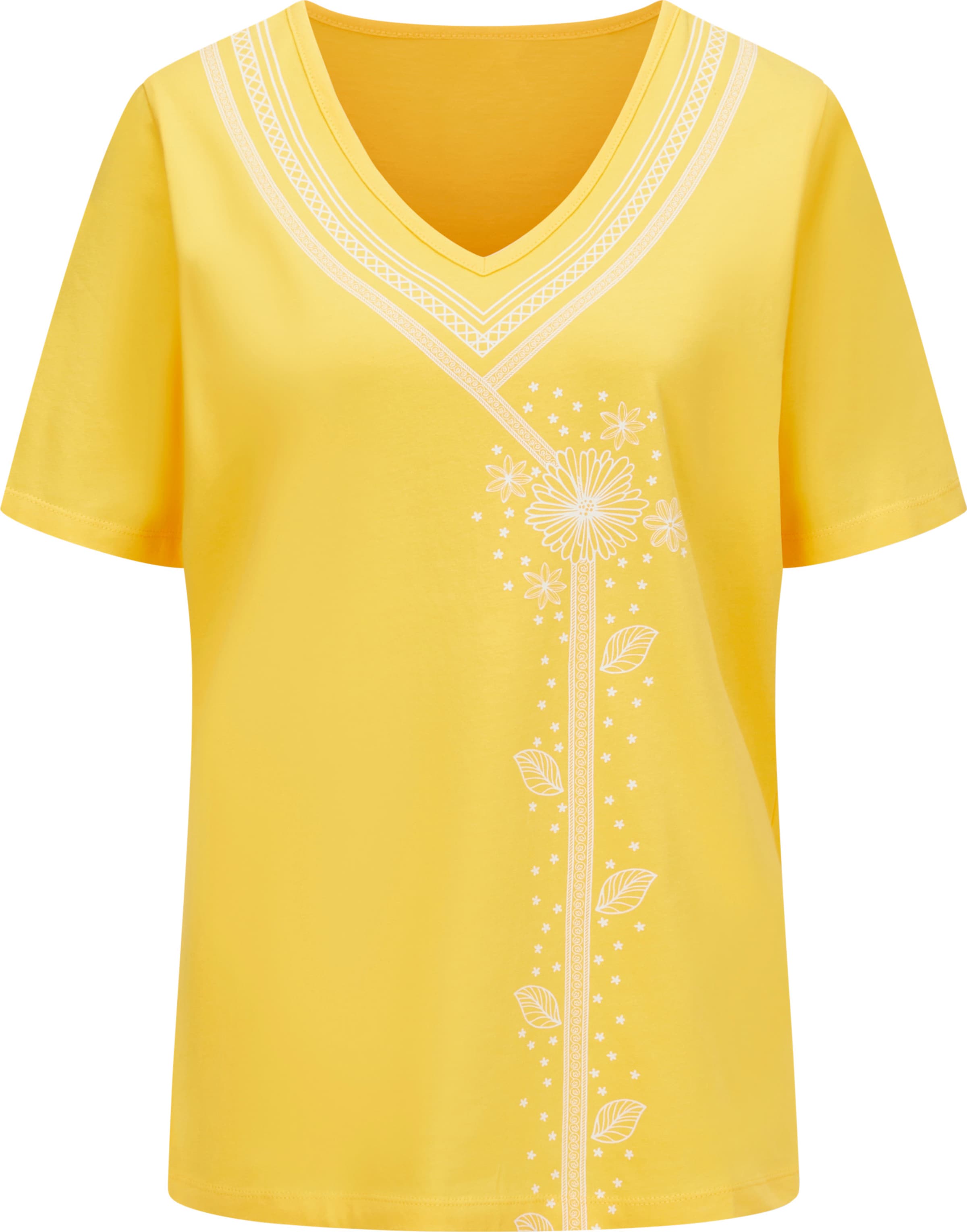 Classic Basics Shirt met V-hals (1-delig)