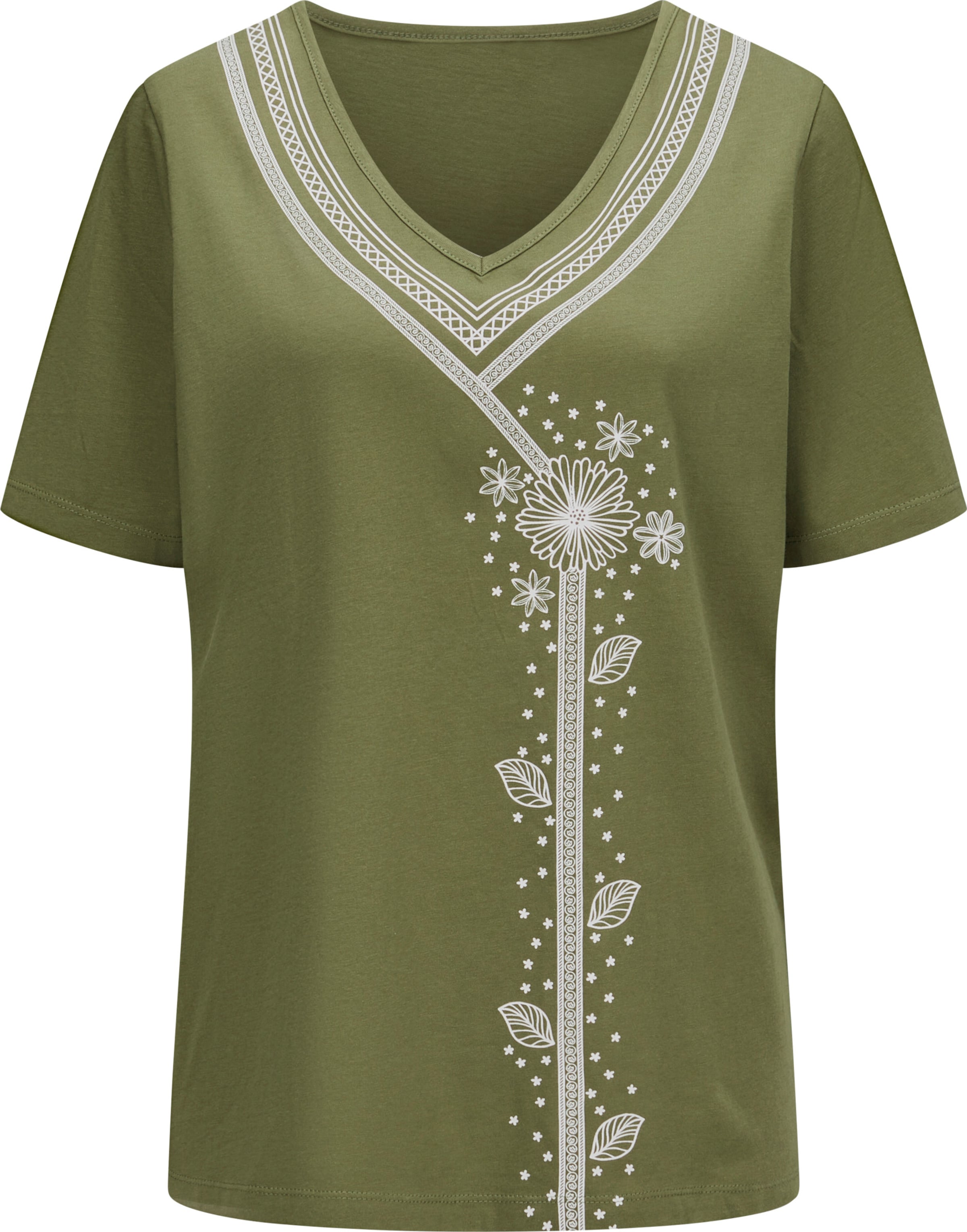 Classic Basics Shirt met V-hals (1-delig)