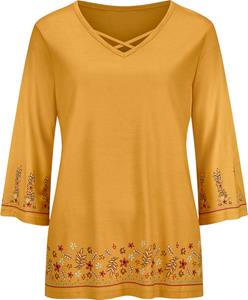 Classic Basics Shirt met V-hals Shirt (1-delig)