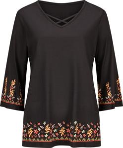 Classic Basics Shirt met V-hals Shirt (1-delig)