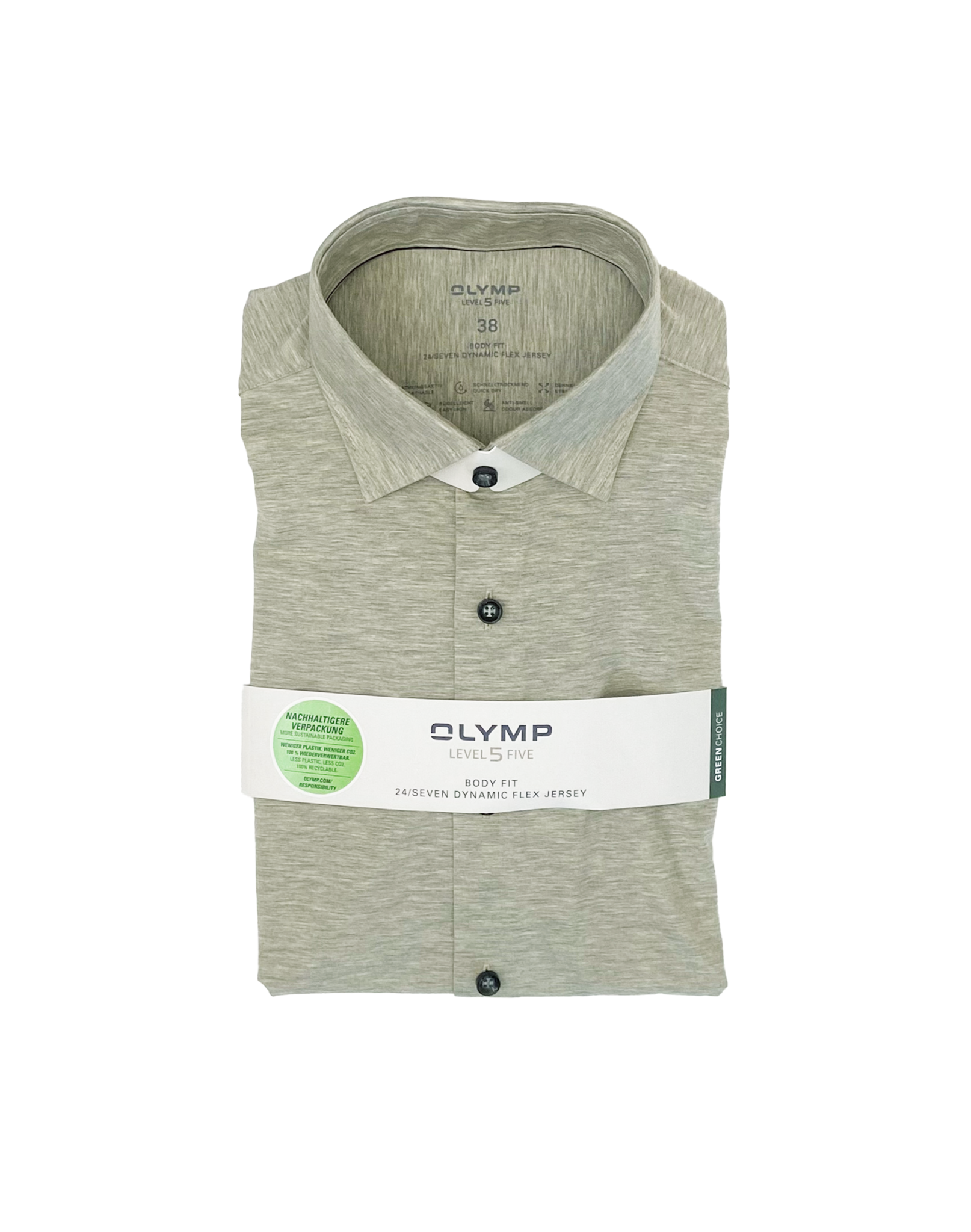 Olymp Overhemd Level Five 24/Seven Mint 