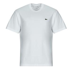 Lacoste T-shirt met logopatch - Wit
