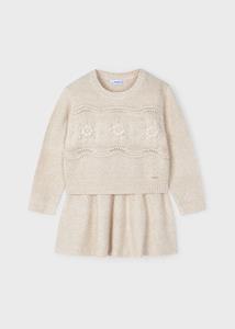 Mayoral Meisjes set rok sand