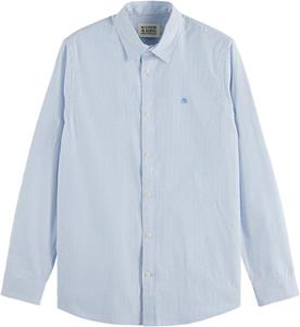 Scotch & Soda Regular fit vrijetijdsoverhemd met logostitching, model 'CORE'