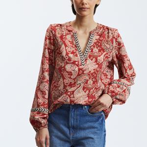Vero moda Bedrukte blouse met V-hals