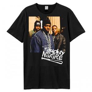 Amplified Heren Band Photo Naughty By Nature T-shirt 3XL zwart